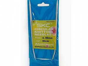 4 mm (US 6) Circular Knitting Needles. Length: 80 cm (32&). 4 mm (US 6) Brand SKC, acs-69