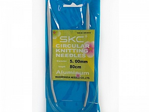 5 mm (US 8) Circular Knitting Needles. Length: 80 cm (32&). 5 mm (US 8) Brand SKC, Yarn Thickness Other, acs-71