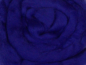 50gr-1.8m (1.76oz-1.97yards) 100% Wool felt Fiber Content 100% Wool, Brand Ice Yarns, Dark Purple, acs-968