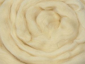 50gr-1.8m (1.76oz-1.97yards) 100% Wool felt Fiber Content 100% Wool, Brand Ice Yarns, Cream, acs-1404