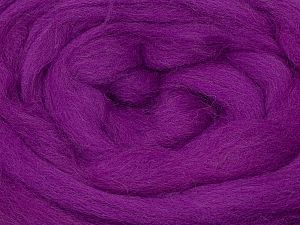 50gr-1.8m (1.76oz-1.97yards) 100% Wool felt Fiber Content 100% Wool, Lavender, Brand Ice Yarns, acs-1414