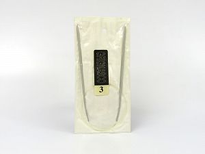 80 cm - Size: 3 mm (US 3) Brand Ice Yarns, acs-1744 