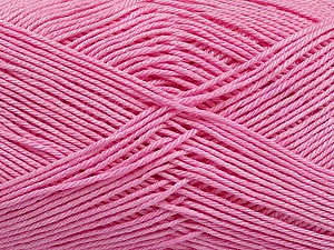 Ne: 8/4. Nm 14/4 Contenido de fibra 100% Mercerizado del algodón, Pink, Brand Ice Yarns, Yarn Thickness 2 Fine Sport, Baby, fnt2-49607
