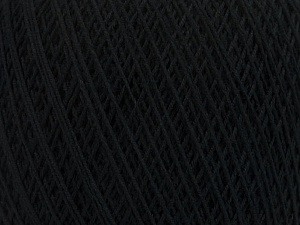 Fiber Content 67% Cotton, 33% Polyester, Brand Ice Yarns, Black, Yarn Thickness 1 SuperFine Sock, Fingering, Baby, fnt2-49629