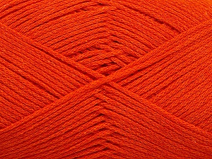 Composition 100% Coton, Orange, Brand Ice Yarns, Yarn Thickness 2 Fine Sport, Baby, fnt2-50097