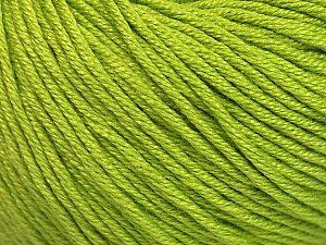 Fiber Content 60% Bamboo, 40% Cotton, Brand Ice Yarns, Green, Yarn Thickness 3 Light DK, Light, Worsted, fnt2-50542
