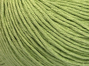 Fiber Content 60% Bamboo, 40% Cotton, Light Green, Brand Ice Yarns, Yarn Thickness 3 Light DK, Light, Worsted, fnt2-50543