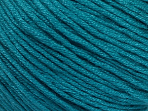 Fiber Content 60% Bamboo, 40% Cotton, Teal, Brand Ice Yarns, Yarn Thickness 3 Light DK, Light, Worsted, fnt2-50545