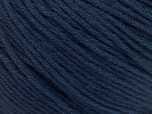 Fiber Content 60% Bamboo, 40% Cotton, Navy, Brand Ice Yarns, Yarn Thickness 3 Light DK, Light, Worsted, fnt2-50549