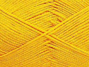 Composition 100% Coton, Yellow, Brand Ice Yarns, Yarn Thickness 2 Fine Sport, Baby, fnt2-50588