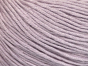 Fiber Content 60% Bamboo, 40% Cotton, Light Lilac, Brand Ice Yarns, Yarn Thickness 3 Light DK, Light, Worsted, fnt2-50667