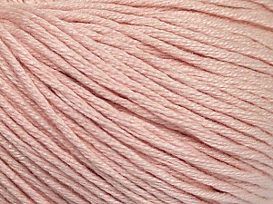 Fiber Content 60% Bamboo, 40% Cotton, Light Pink, Brand Ice Yarns, Yarn Thickness 3 Light DK, Light, Worsted, fnt2-50689