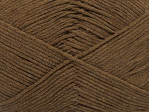 Composition 100% Coton, Brand Ice Yarns, Brown, Yarn Thickness 2 Fine Sport, Baby, fnt2-50693