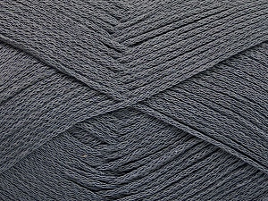 Composition 100% Coton, Brand Ice Yarns, Dark Grey, Yarn Thickness 2 Fine Sport, Baby, fnt2-51099