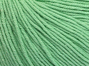Fiber Content 60% Cotton, 40% Acrylic, Mint Green, Brand Ice Yarns, Yarn Thickness 2 Fine Sport, Baby, fnt2-51226