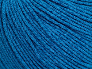 Fiber Content 60% Cotton, 40% Acrylic, Turquoise, Brand Ice Yarns, Yarn Thickness 2 Fine Sport, Baby, fnt2-51238
