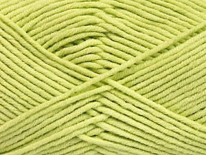 Fiber Content 55% Cotton, 45% Acrylic, Light Green, Brand Ice Yarns, Yarn Thickness 4 Medium Worsted, Afghan, Aran, fnt2-51431