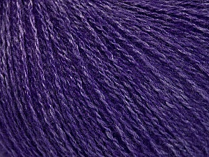 Fiber Content 65% Merino Wool, 35% Silk, Purple, Brand Ice Yarns, Yarn Thickness 1 SuperFine Sock, Fingering, Baby, fnt2-51457