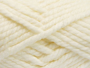Fiber Content 55% Acrylic, 45% Wool, Light Cream, Brand Ice Yarns, Yarn Thickness 6 SuperBulky Bulky, Roving, fnt2-51487