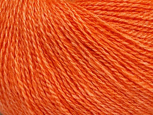 Fiber Content 65% Merino Wool, 35% Silk, Orange, Brand Ice Yarns, Yarn Thickness 1 SuperFine Sock, Fingering, Baby, fnt2-51507