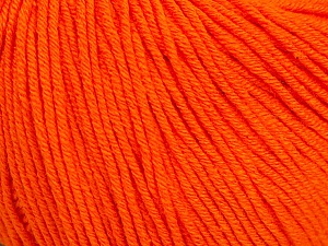 Fiber Content 60% Cotton, 40% Acrylic, Orange, Brand Ice Yarns, Yarn Thickness 2 Fine Sport, Baby, fnt2-51516
