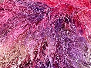 Fiber Content 100% Polyester, Yellow, Purple, Pink, Lilac, Brand Ice Yarns, fnt2-51537