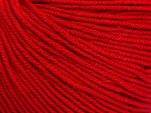 Fiber Content 60% Cotton, 40% Acrylic, Red, Brand Ice Yarns, Yarn Thickness 2 Fine Sport, Baby, fnt2-51560