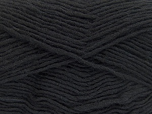 Fiber Content 50% Wool, 50% Acrylic, Brand Ice Yarns, Black, Yarn Thickness 3 Light DK, Light, Worsted, fnt2-51853