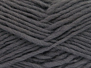 Fiber Content 100% Wool, Brand Ice Yarns, Dark Grey, Yarn Thickness 5 Bulky Chunky, Craft, Rug, fnt2-51913