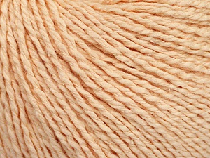 Fiber Content 68% Cotton, 32% Silk, Light Salmon, Brand Ice Yarns, Yarn Thickness 2 Fine Sport, Baby, fnt2-51927