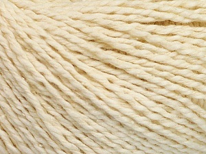 Fiber Content 68% Cotton, 32% Silk, Brand Ice Yarns, Cream, Yarn Thickness 2 Fine Sport, Baby, fnt2-51929