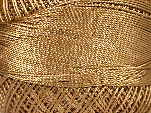 Fiber Content 100% Micro Fiber, Brand YarnArt, Dark Gold, Yarn Thickness 0 Lace Fingering Crochet Thread, fnt2-52259