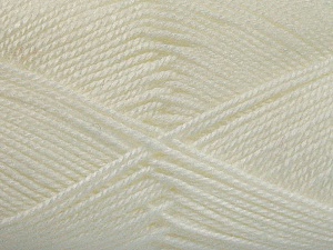 Fiber Content 100% Acrylic, White, Brand Ice Yarns, Yarn Thickness 2 Fine Sport, Baby, fnt2-52356