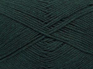 Composition 100% Coton, Brand Ice Yarns, Dark Green, Yarn Thickness 2 Fine Sport, Baby, fnt2-52364