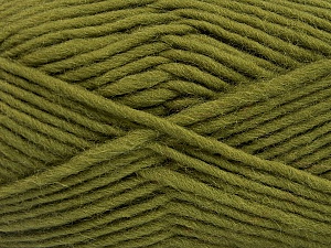 Fiber Content 100% Wool, Brand Ice Yarns, Green, Yarn Thickness 5 Bulky Chunky, Craft, Rug, fnt2-52569
