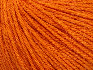 Fiber Content 55% Baby Alpaca, 45% Superwash Extrafine Merino Wool, Orange, Brand Ice Yarns, Yarn Thickness 3 Light DK, Light, Worsted, fnt2-52766