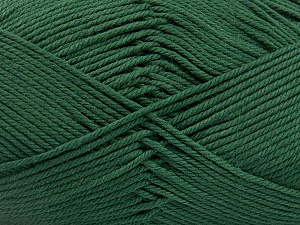Baby cotton is a 100% premium giza cotton yarn exclusively made as a baby yarn. It is anti-bacterial and machine washable! Fiber Content 100% Giza Cotton, Brand Ice Yarns, Dark Green, Yarn Thickness 3 Light DK, Light, Worsted, fnt2-53070
