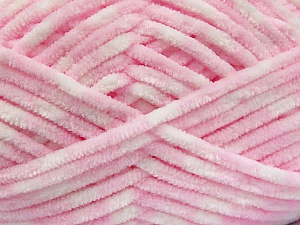 Contenido de fibra 100% Micro fibra, White, Light Pink, Brand Ice Yarns, fnt2-53700