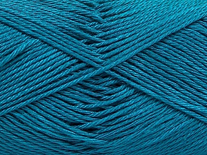 Contenido de fibra 100% Mercerizado del algodón, Turquoise, Brand Ice Yarns, Yarn Thickness 2 Fine Sport, Baby, fnt2-53787