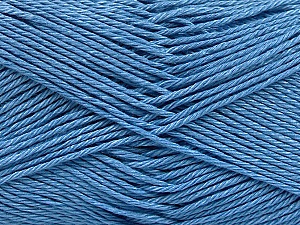 Composition 100% Coton mercerisé, Jeans Blue, Brand Ice Yarns, Yarn Thickness 2 Fine Sport, Baby, fnt2-53794