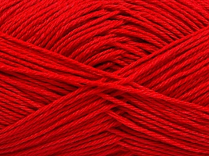 Composition 100% Coton mercerisé, Red, Brand Ice Yarns, Yarn Thickness 2 Fine Sport, Baby, fnt2-53798