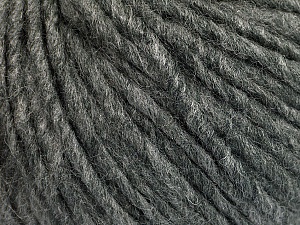 Fiber Content 50% Wool, 50% Acrylic, Brand Ice Yarns, Grey Melange, Yarn Thickness 5 Bulky Chunky, Craft, Rug, fnt2-54030