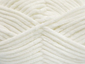 Fiber Content 100% Micro Fiber, White, Brand Ice Yarns, Yarn Thickness 4 Medium Worsted, Afghan, Aran, fnt2-54138
