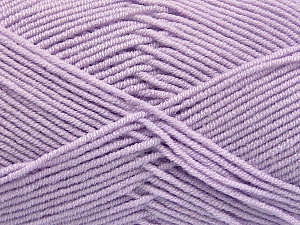 Fiber Content 50% Acrylic, 50% Bamboo, Brand Ice Yarns, Baby Lilac, Yarn Thickness 2 Fine Sport, Baby, fnt2-54233