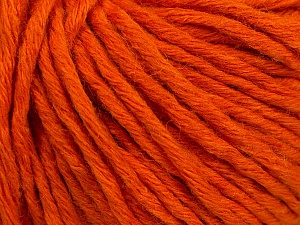 Composition 55% Acrylique, 45% Laine, Orange, Brand Ice Yarns, Yarn Thickness 5 Bulky Chunky, Craft, Rug, fnt2-54377