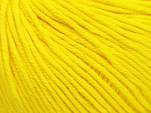 Global Organic Textile Standard (GOTS) Certified Product. CUC-TR-017 PRJ 805332/918191 Fiber Content 100% Organic Cotton, Yellow, Brand Ice Yarns, Yarn Thickness 3 Light DK, Light, Worsted, fnt2-54731