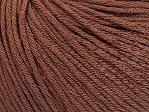 Global Organic Textile Standard (GOTS) Certified Product. CUC-TR-017 PRJ 805332/918191 Fiber Content 100% Organic Cotton, Rose Brown, Brand Ice Yarns, Yarn Thickness 3 Light DK, Light, Worsted, fnt2-54795