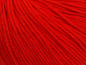 Global Organic Textile Standard (GOTS) Certified Product. CUC-TR-017 PRJ 805332/918191 Fiber Content 100% Organic Cotton, Red, Brand Ice Yarns, Yarn Thickness 3 Light DK, Light, Worsted, fnt2-54797