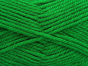 Bulky Fiber Content 100% Acrylic, Brand Ice Yarns, Green, Yarn Thickness 5 Bulky Chunky, Craft, Rug, fnt2-55104