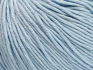 Global Organic Textile Standard (GOTS) Certified Product. CUC-TR-017 PRJ 805332/918191 Fiber Content 100% Organic Cotton, Light Blue, Brand Ice Yarns, Yarn Thickness 3 Light DK, Light, Worsted, fnt2-55217
